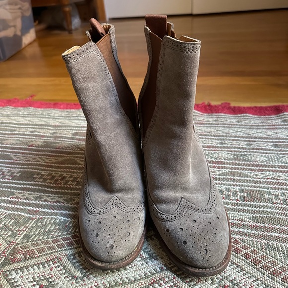 See By Chloe Gray and Brown Ankle Boots 39 8.5 - Picture 3 of 4